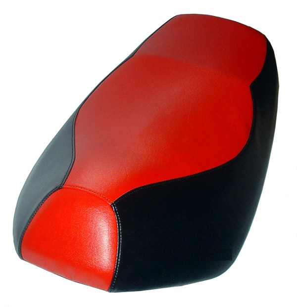 Red and Black Yamaha Zuma 50 seat cover Scooter
